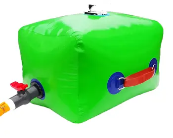 110L avarinis vandens saugojimo krepšys ugnies, vandens bako krepšys didelių pajėgumų lauko programinės įrangos transportavimo sausrai atsparių automobilių vandens