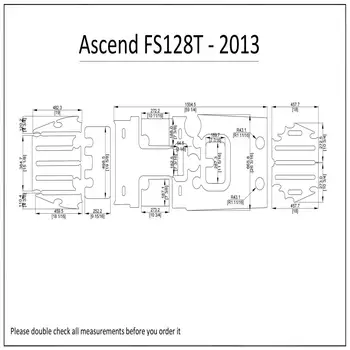 2013 Ascend FS128T Baidarių, Valčių EVA Putų Tiko Denio Grindų Padas Grindys