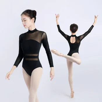 2020 Songyuexia Suaugusiųjų baleto šokio kostiumas vientisas mokymo kostiumas ilgomis rankovėmis klasikinis šokėja, mokytoja specialios oro Joga kūno kostiumas