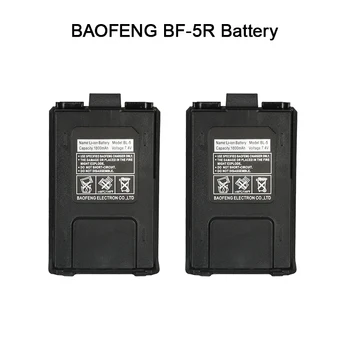 2VNT Originalus Baterijos BF UV5R Walkie Talkie Bl-5 Didelės Talpos Li-Ion Už 5R BaoFeng UV-5R 5RE F8HP