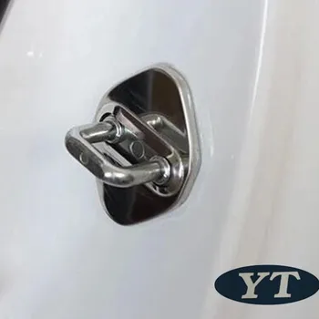 Auto door lock sagtis padengti automobilio užrakinimo mygtukai Toyota corolla camry RAV4 2014-2018 m., 4pcs/daug,nerūdijančio plieno
