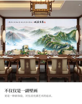 Custom-made Wan Li Great Wall Backmountain Žemėlapio Fone Sienos Freskos Bosas Office Pasisekė Tapetai