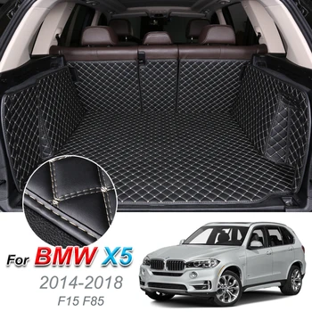 Custom Oda Automobilių Kamieno Kilimėliai BMW X5 F15 F85 2014-2018 M. Galinis bagažo skyriaus Grindų Kilimėlis Dėklas Kilimų Linijinių Krovinių Priedai