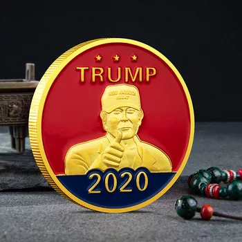 Donald Trump Kolekcines, Auksą, Sidabrą, Suvenyrų Monetos Išlaikyti Amerika Didžioji Kolekcija Prezidentas JAV Proginė Moneta