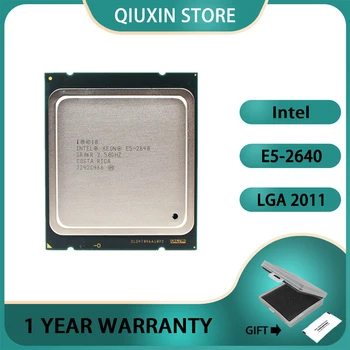 Intel Xeon Processor E5-2640 Šešių Pagrindinių 15M Cache/2.5/GHz/8.00 GT/s 95W LGA 2011 E5 2640, parduoti E5 2650 2660 CPU Nemokamas Pristatymas
