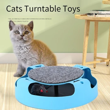 Interaktyvi Katė Žaislas, skirtas Patalpų Uncatchable Verpimo Pelių ir Braižymo Trinkelėmis Kačiukas Vyriais Kelio Roller Naudotis Chase Žaislas