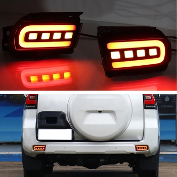 LED Galinis Bamperis Šviesos Uodega užpakalinis žibintas Posūkio Signalo Indikatoriaus Lemputė Atšvaitas Toyota Land Cruiser Prado FJ150 LC150 2010-2020 m.