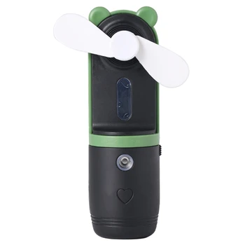 M2EE Mažas Aušinimo Ventiliatorius Nešiojamas Delninis Ventiliatorius su Vandens Purškimo USB Įkrovimo Blakstienų Ventiliatorius, Mini Ventiliatorius, Mažai Triukšmo