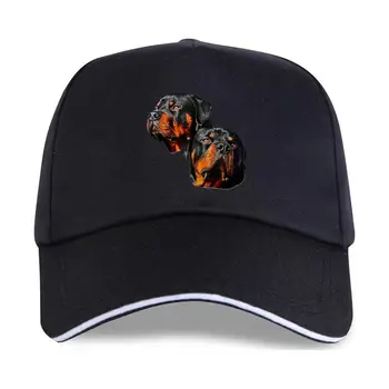 naujoji bžūp skrybėlę Rottweiler Šuo Rotti Beisbolo kepuraitę Vyrų Juokinga Vyrų Medvilnės Hip-Hop Streetwear Harajuku