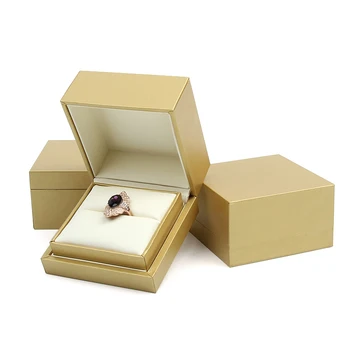Naujų Papuošalų Dėžutė Aukso Žiedas Lange High-end Deimanto Žiedas Box Pakuotės, Dėžutės Pasiūlymą Pora Žiedas Dėžutė Papuošalų Dėžutė