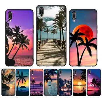 Paplūdimys Saulėlydžio, Su Palmių Telefoną Atveju Redmi 8 9 9A Samsung J5 J6 Note9 už 