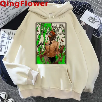 Pjūklą Vyras hoodies vyrų anime streetwear Vilnos 90s Gaubtu Gobtuvu Marškinėliai vyrams anime drabužiai