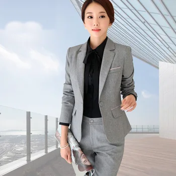 Profesinės sijonas kostiumas moterų mados temperamentas OLIS priemiestinių suknelė uniformas ponios kostiumas kelnės profesionalus dviejų dalių kostiumas