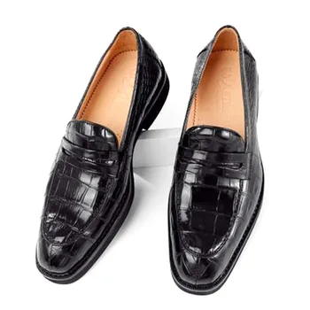 sanpijiang krokodilas bateliai vyrai oficialų batai vyrų rudens verslo laisvalaikio mada Britų Vyrų suknelė bateliai