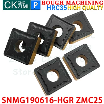 SNMG190616-HGR ZMC25 SNMG 190616 HGR Karbido Įdėklai Išorės Tekinimo Įdėklai Įrankiai CNC Sunkiojo Metalo pjovimo staklės, įrankių Plieno