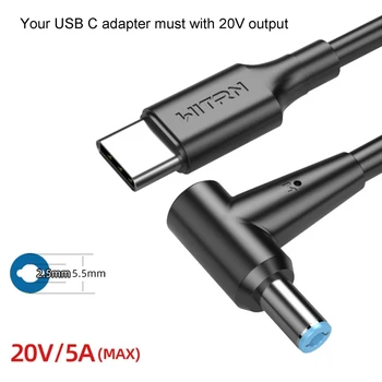 USB C C Tipo PD prie 12V 5.5x2.5mm Maitinimo Kabelis Maršrutizatorių, Nešiojamas LED DVR Belaidis Garsiakalbis VAIZDO Kamera, modemas