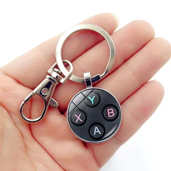 WG 1pc Vaizdo Žaidimų Valdiklis Metalo Keychain Pakabukas Laiko gem&akmens paketų prižiūrėtojų raktinę dovana Pakabukas Vyrų Automobilių Raktų Žiedas Key Chain