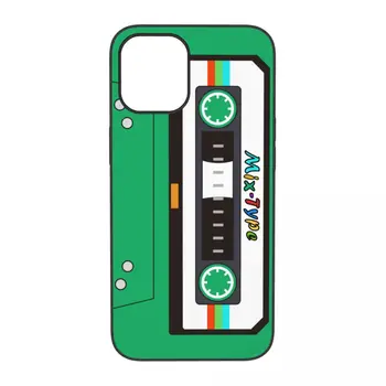 Žalia Kasetės Telefono dėklas Skirtas iPhone 12 Pro Max Padengti Apsaugos Atveju Galinį Dangtelį PC