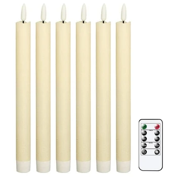 Žvakė, Lempa, Su 10-Mygtukas Nuotolinio Laikmačio, baterijomis, LED Šviestuvus Langą, Žvakės